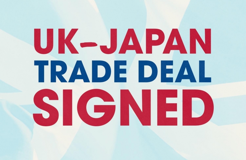     Secretary of State for International Trade outlines “huge benefits” UK-Japan trade deal will bring to North East Wales economy