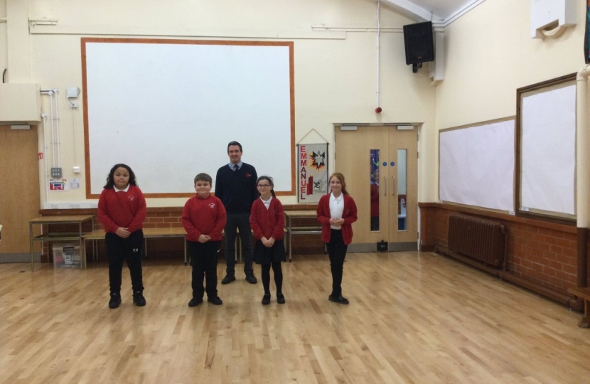 MP grilled by Rhyl school pupils keen to learn more about politics