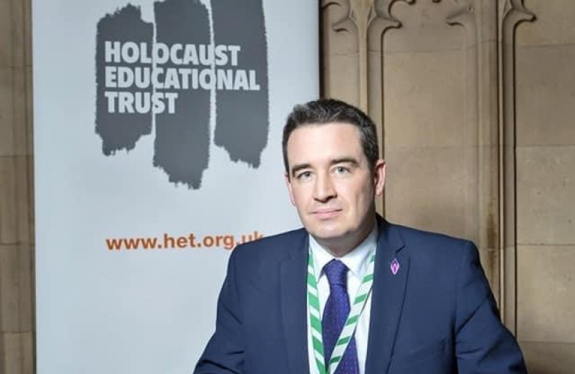 MP signs Holocaust Educational Trust Book of Commitment  