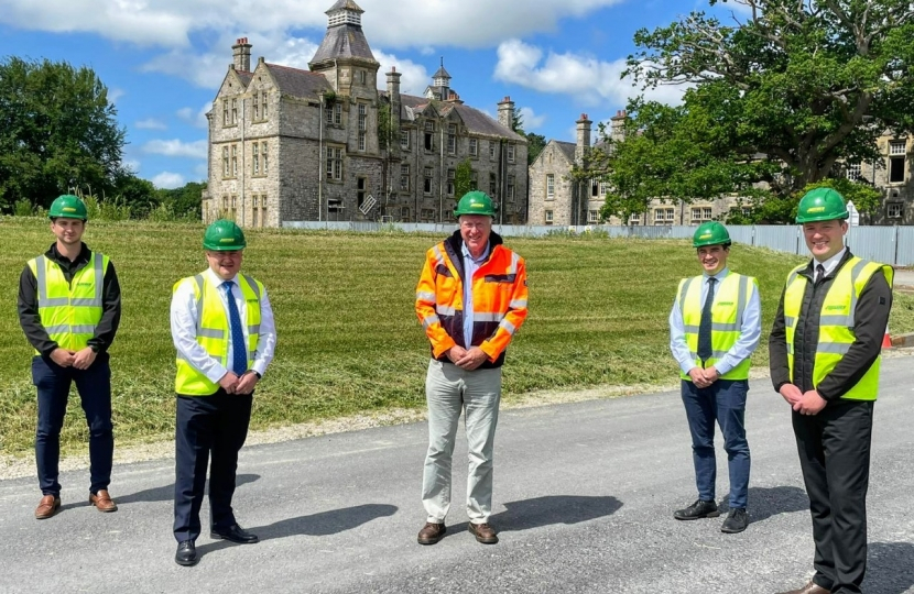 James at Denbigh site