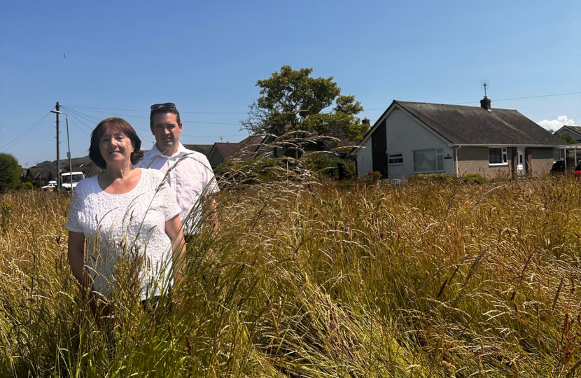 James and Councillor Ann Davies