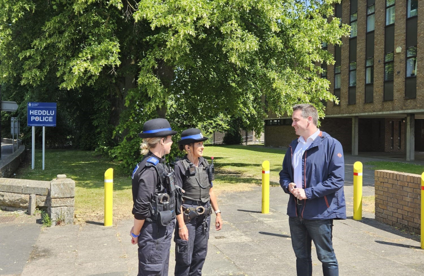 Meeting Officers in Mold 