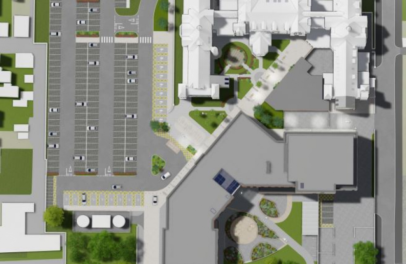 North Denbighshire community hospital proposed visualisations