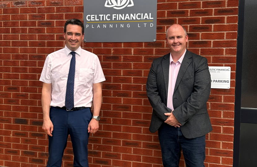 Independent Financial Advisers share exciting plans for new St Asaph office with MP