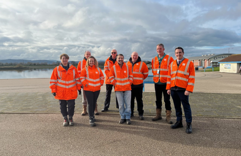 MP calls for people to 'bin wet wipes' following visit to Rhyl wastewater pumping station   