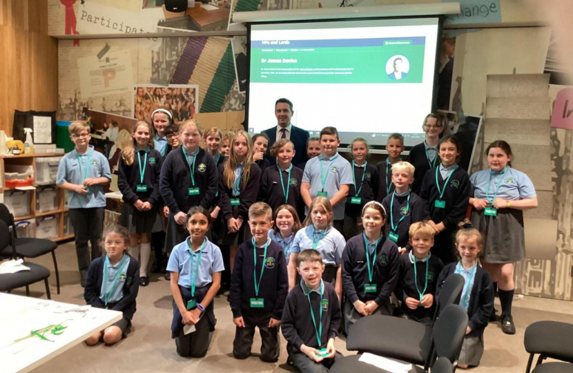 Prestatyn primary school pupils visit Parliament and quiz their MP