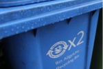 Blue Wheelie Bin