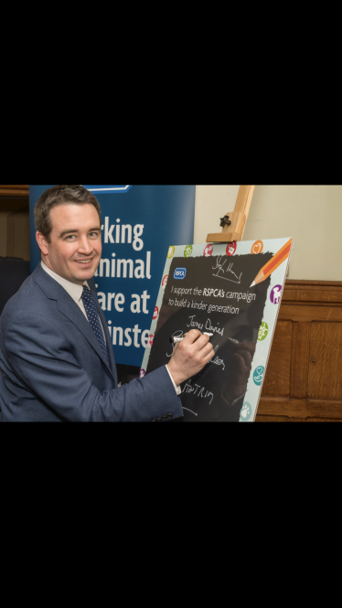 MP supports RSPCA to improve animal welfare among youngsters in Vale of Clwyd