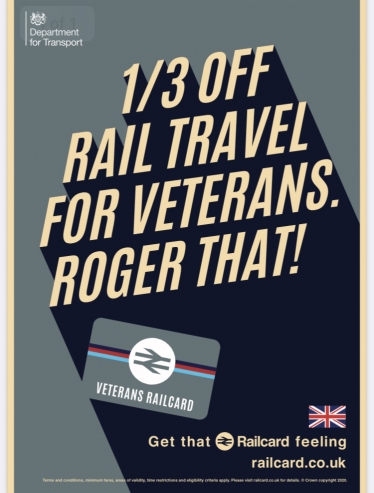   North Wales Veterans and their families to benefit from discounted rail travel