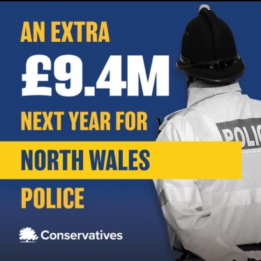 North Wales Police set to receive an additional £9.4m next year