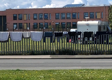 MP calls for firm action to deal with travellers at Rhyl school site 