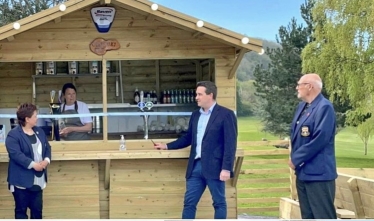 MP officially opens new bar 