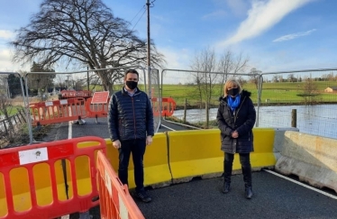 Possibility of temporary solution to Llanerch Bridge collapse raised in Parliament  