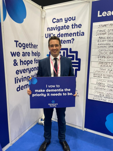 MP discusses need to make dementia a priority at Conservative Party Conference