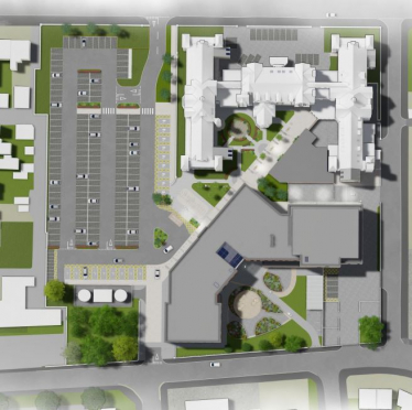 North Denbighshire community hospital proposed visualisations