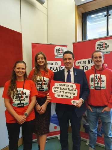 MP supports efforts to address worrying gaps in care and treatment for brain tumours across Wales