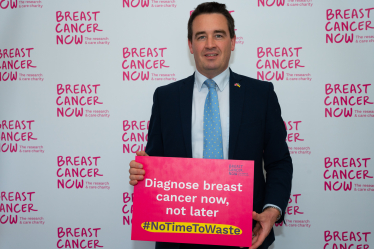 MP calls on Welsh Health Minister to improve breast cancer wait times