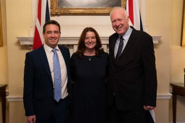 Chairman of Ruthin engineering company acknowledged at 10 Downing Street reception  