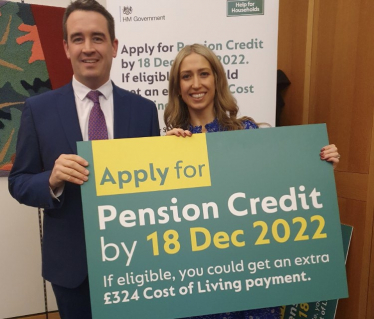 MP welcomes new campaign to boost take up of pension credit in Vale of Clwyd     