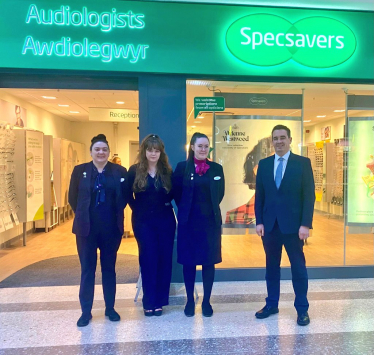 MP promotes Specsavers' free hearing tests on World Hearing Day